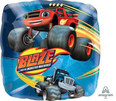 Wanna Party Blazing Fast Cars Theme Balloon Square 17" S60