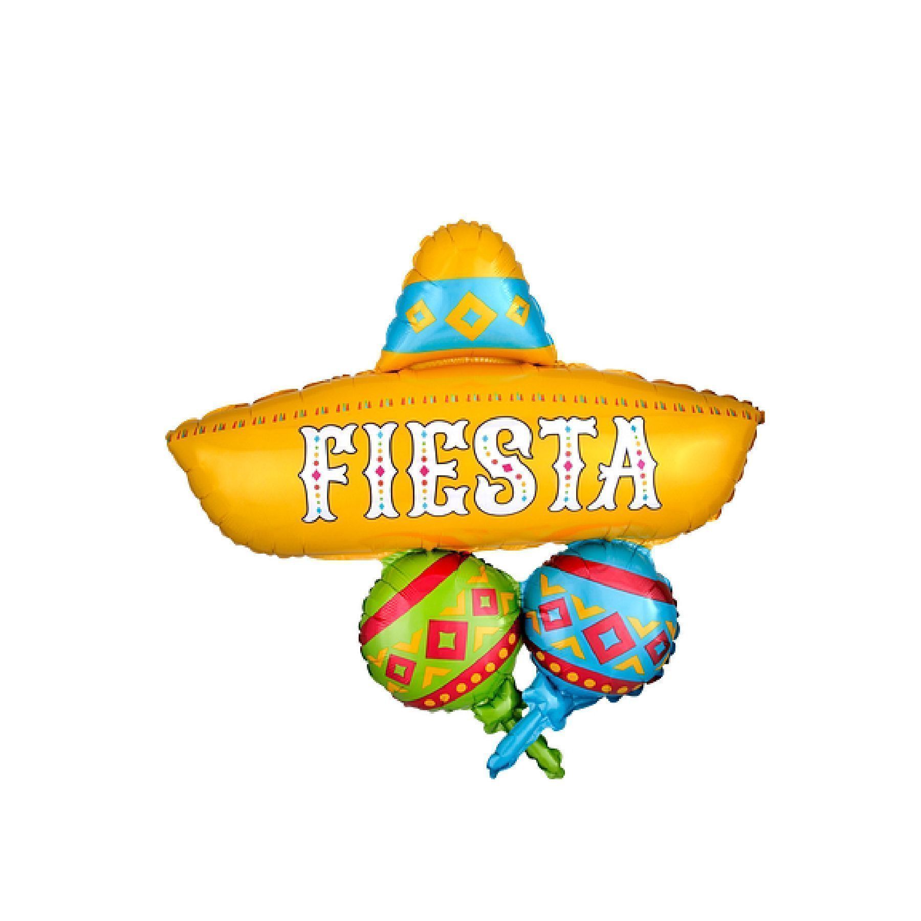 Wanna Party PaPel Picado Fiesta Cluster Theme Balloon 32" P40
