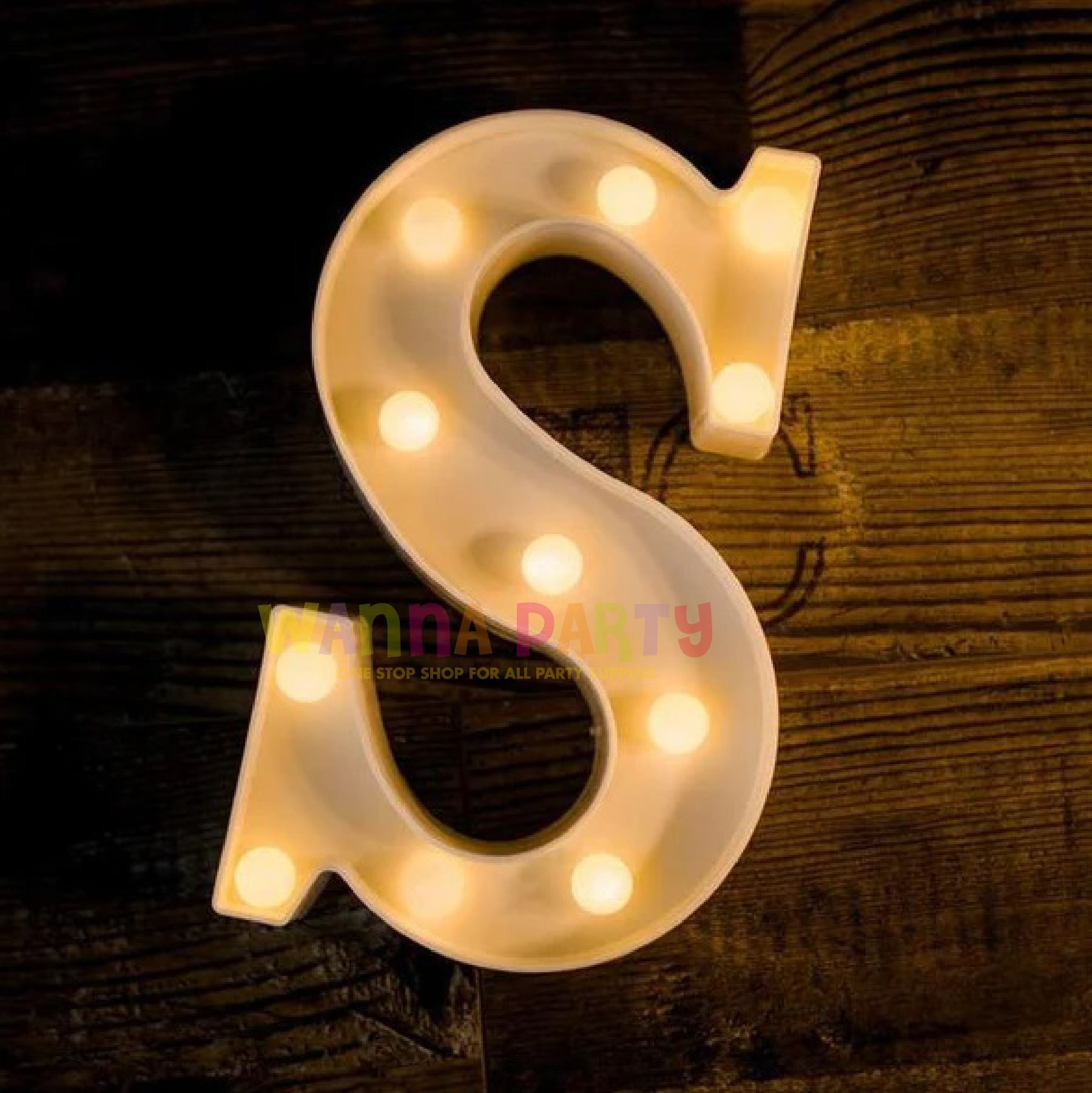 Wanna Party LED Marquee AlPhabet S-1PC
