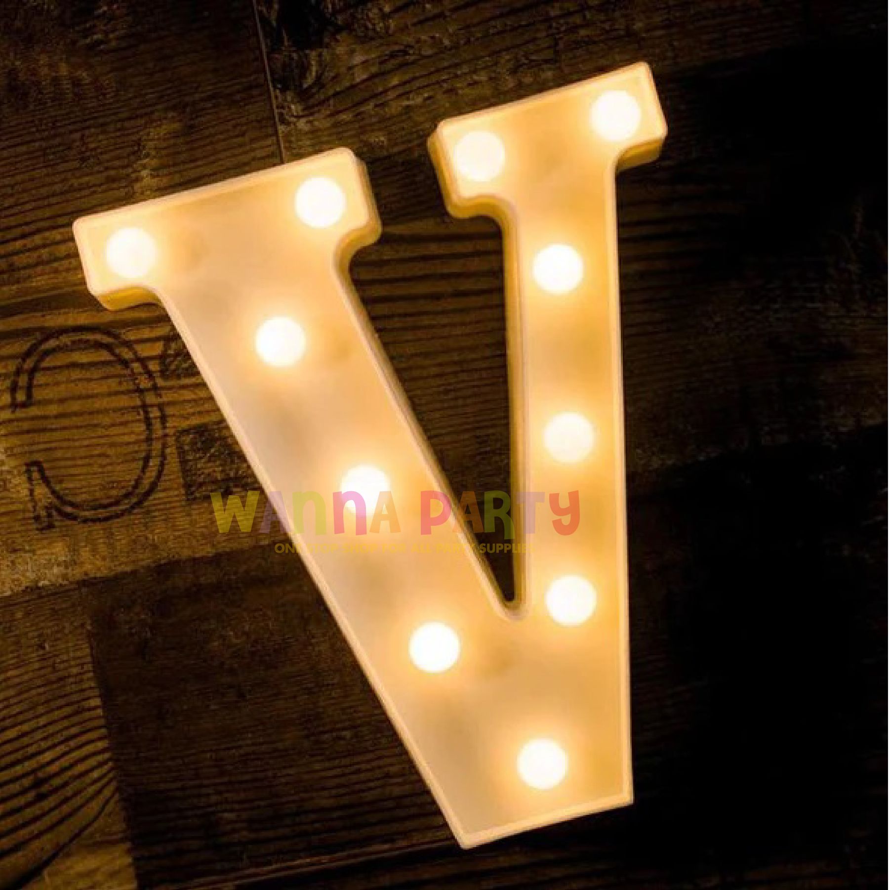Wanna Party LED Marquee AlPhabet V-1PC