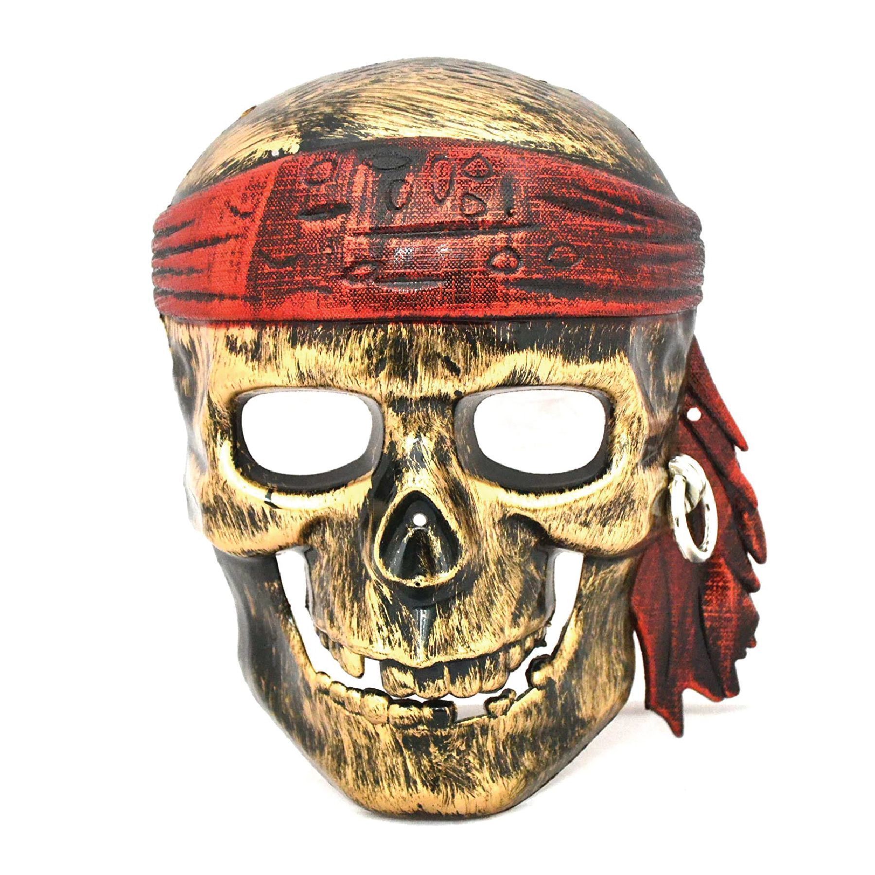 Wanna Party Pirate Ghost Mask with Bandana