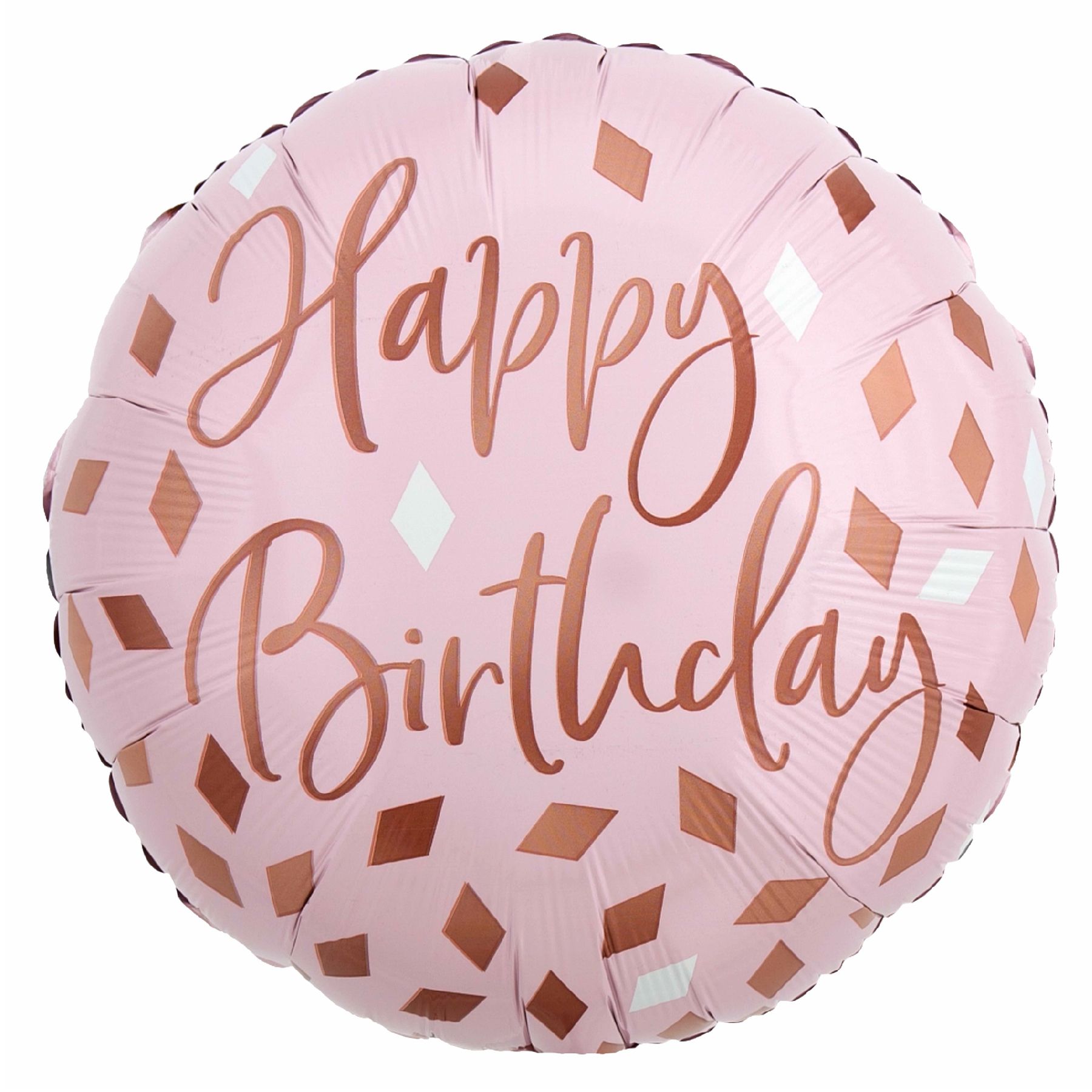 Wanna Party Blush Pink HaPPy Birthday Balloon 18 Inch