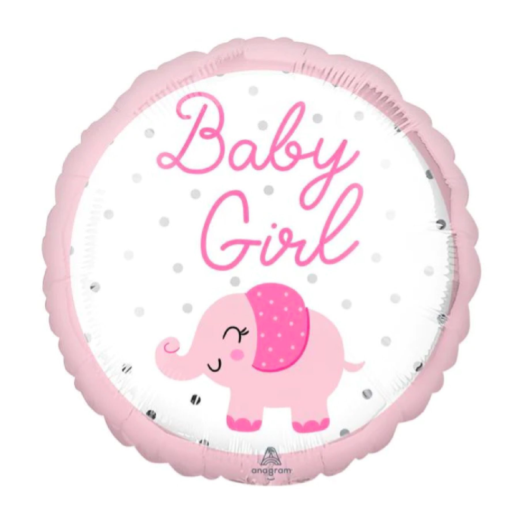 Wanna Party Baby Girl ElePhant Balloon 18 Inch