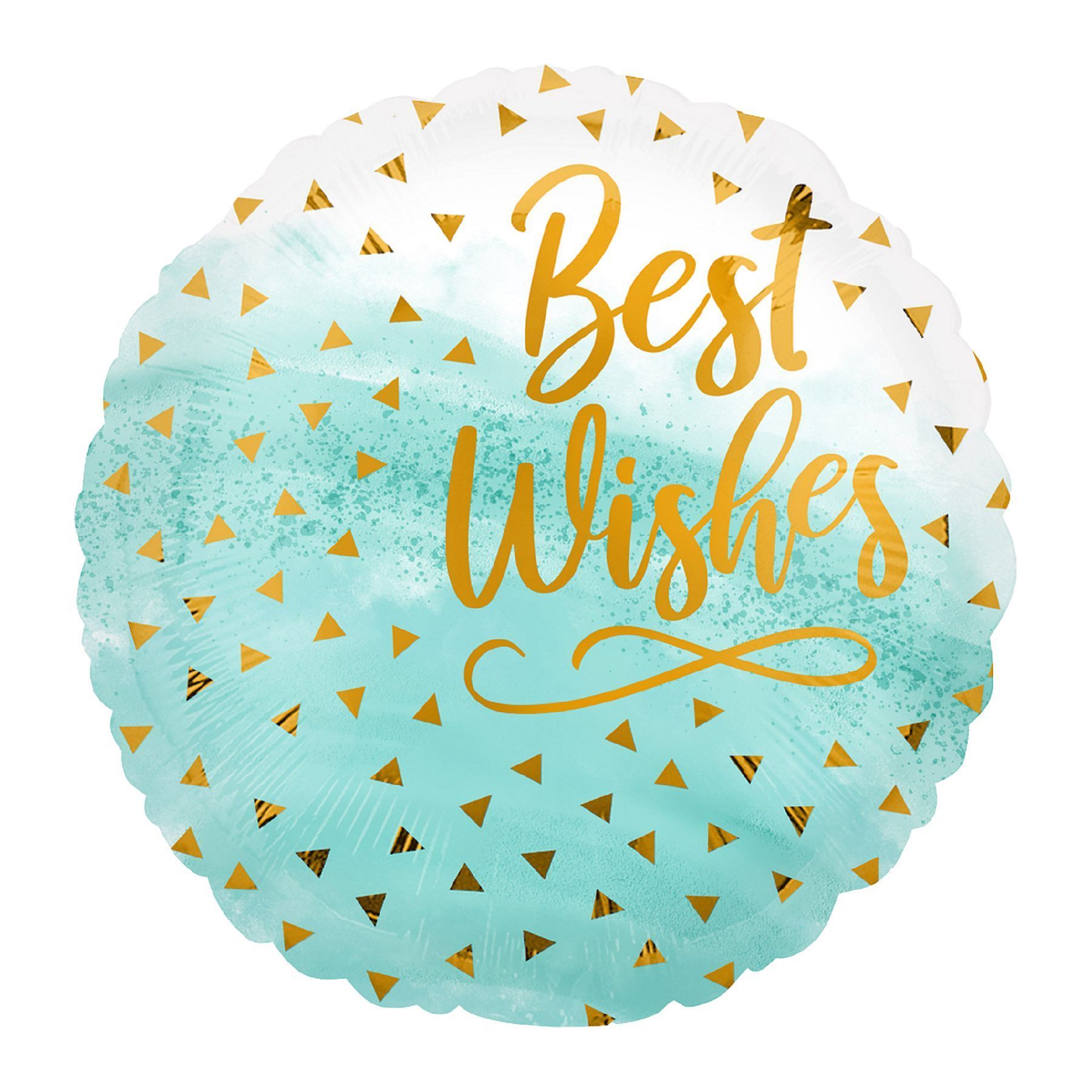 Wanna Party 18C HX BEST WISHES GOLD CONFETTI