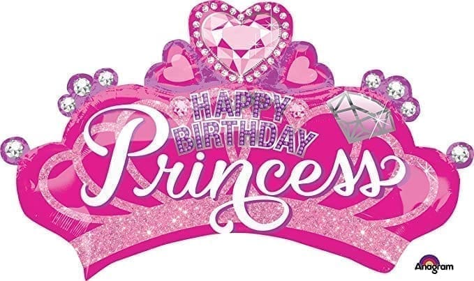 Wanna Party Princess Crown & Gems Balloon P38