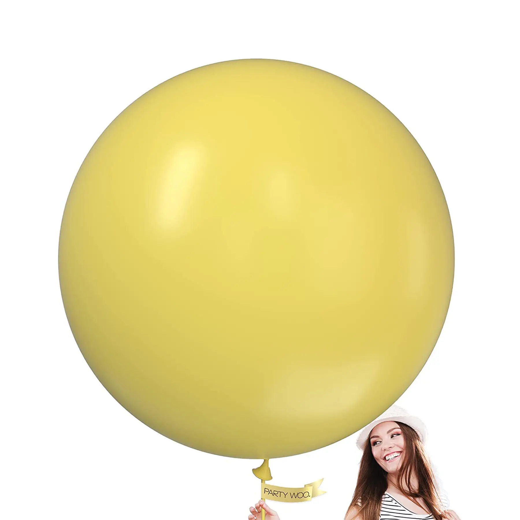 Wanna Party Yellow Bladder Balloon - 1PC