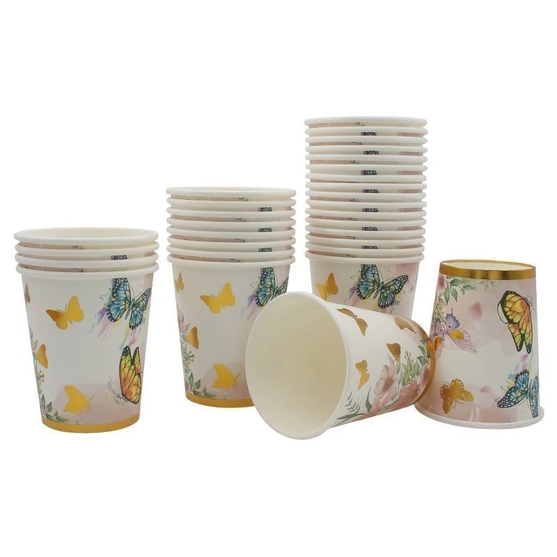 Wanna Party Butterfly CuPs  -10PC - 250 ML
