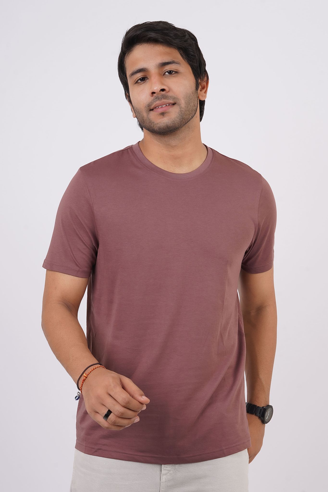 Men's Desert Rose Pima Cotton Crew Neck