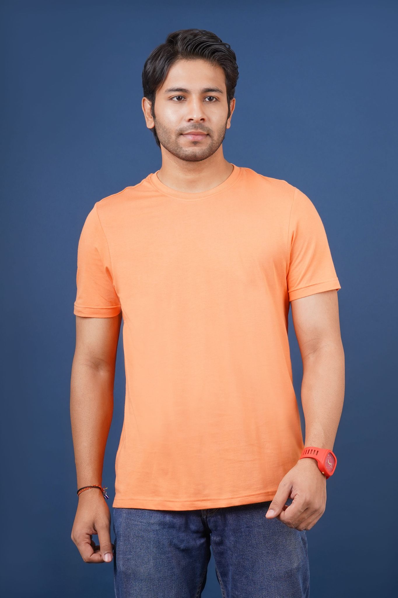 Men's Autumn Sunset S/J Crew Neck