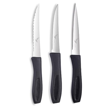 SNOKE® Kitchen Knife For Home Use - Kitchen Knives Set - Set of 3 - colour - silver