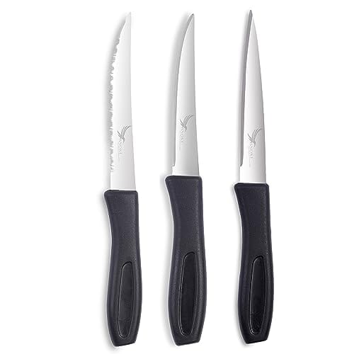 SNOKE® Kitchen Knife For Home Use - Kitchen Knives Set - Set of 3 - colour - silver