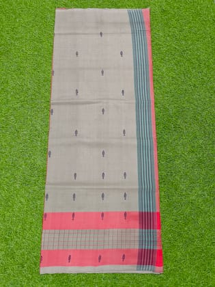 MORI HANDLOOM COTTON FISH BUTTA SAREE