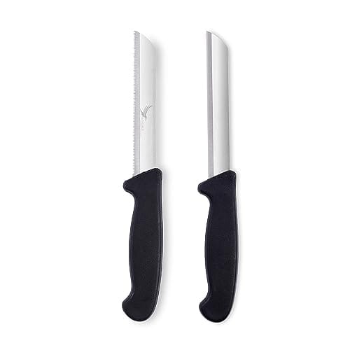 SNOKE® Stainless Steel Kitchen Knife For Home Use - Kitchen Knife Set , 2Pieces , Silver