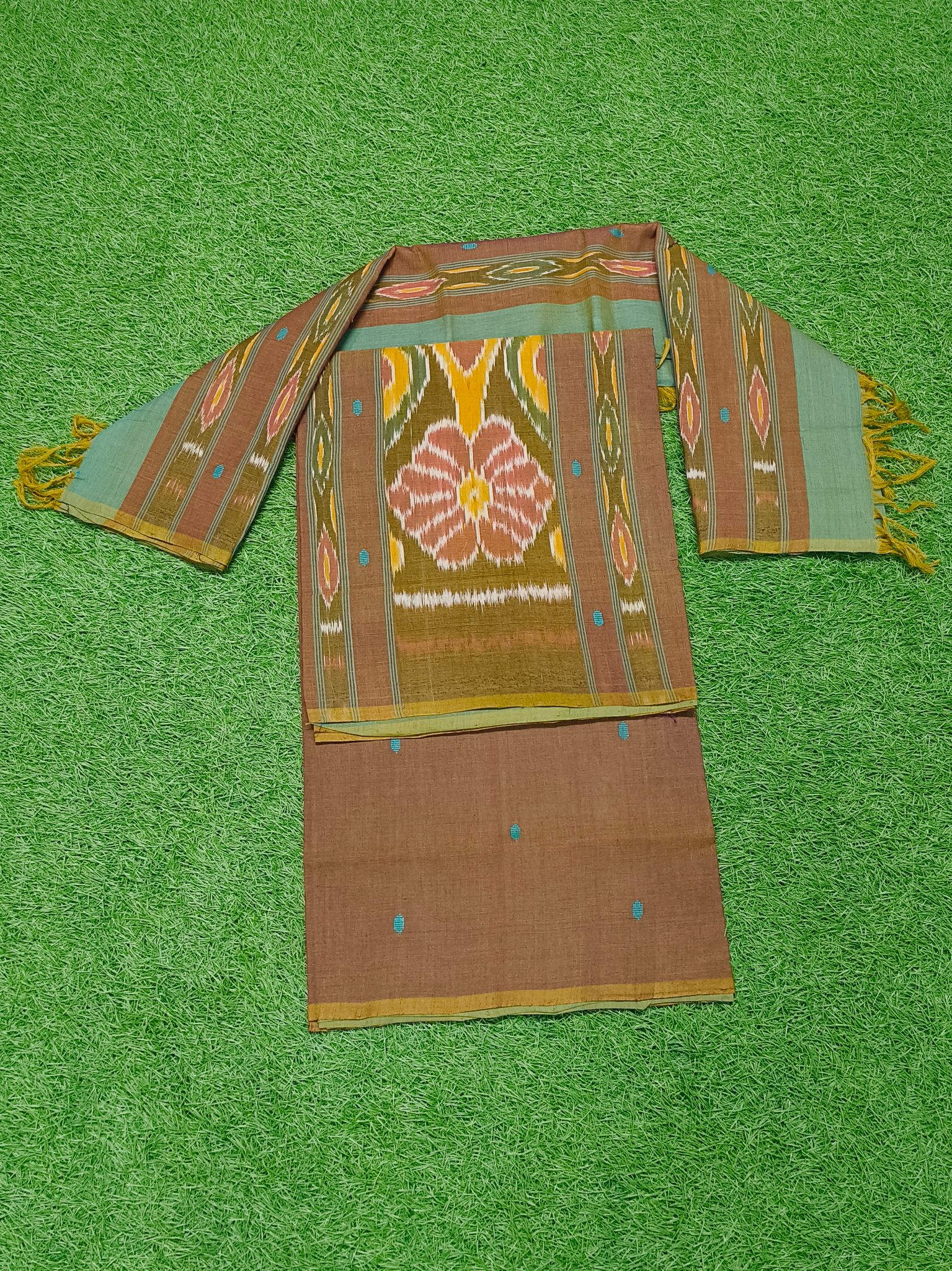 KJ PURAM HANDLOOM COTTON DRESS MATERIAL