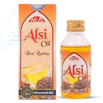 MA Products Wood Pressed Flaxseed Oil 200 ml (Cold Pressed Flaxseed Oil - Extracted on Wooden Churner)
