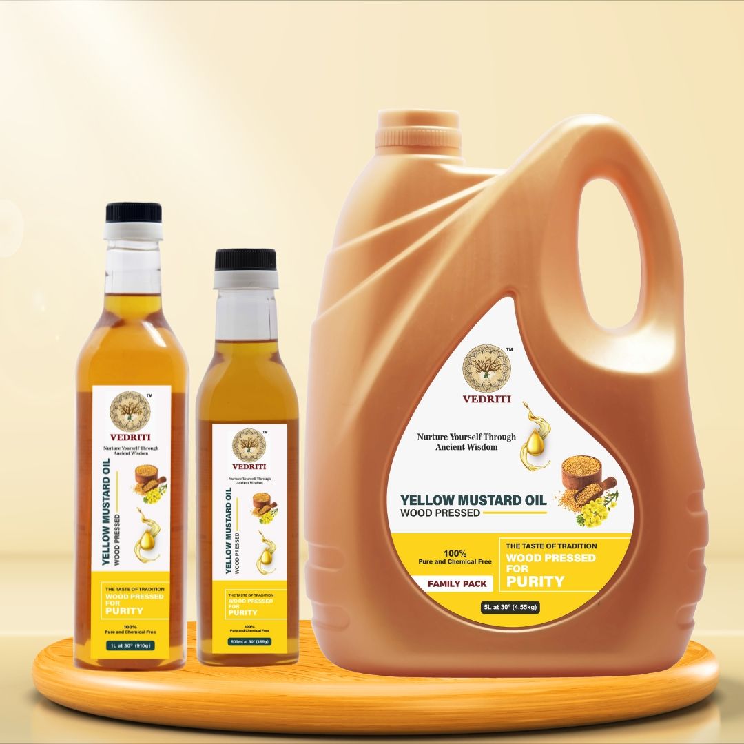 Wood Pressed Yellow Mustard Oil