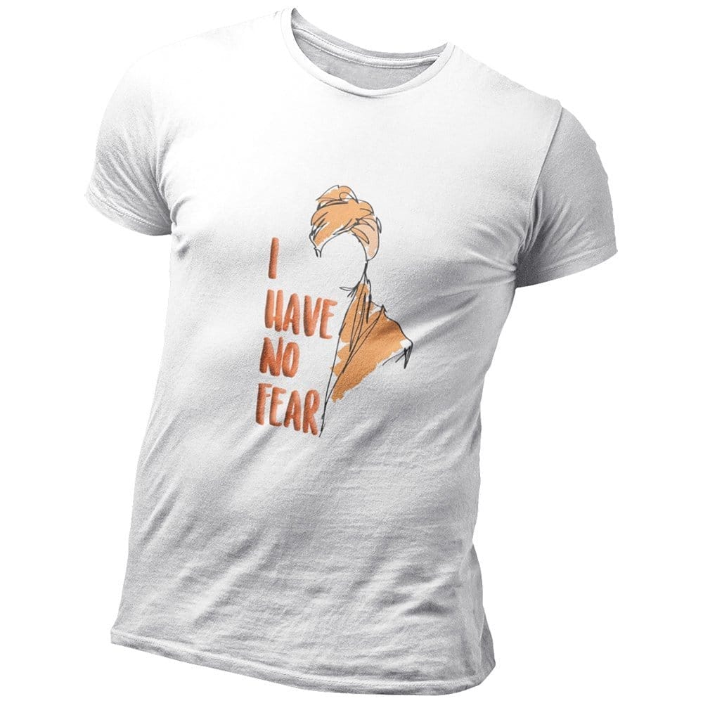 EqualLife Pure Cotton Bio-Washed Chest Printed T-Shirt - India Legends Vivekananda I Have No Fear - by ZingerTees-Women-EL9120533-F