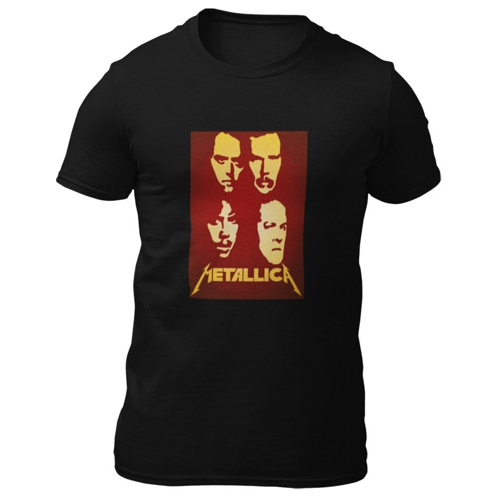 EqualLife Pure Cotton Bio-Washed T-Shirt Chest Printed-Tribute to Metallica-Rock Music-Design-10-by ZingerTees-Men-EL9120488-M