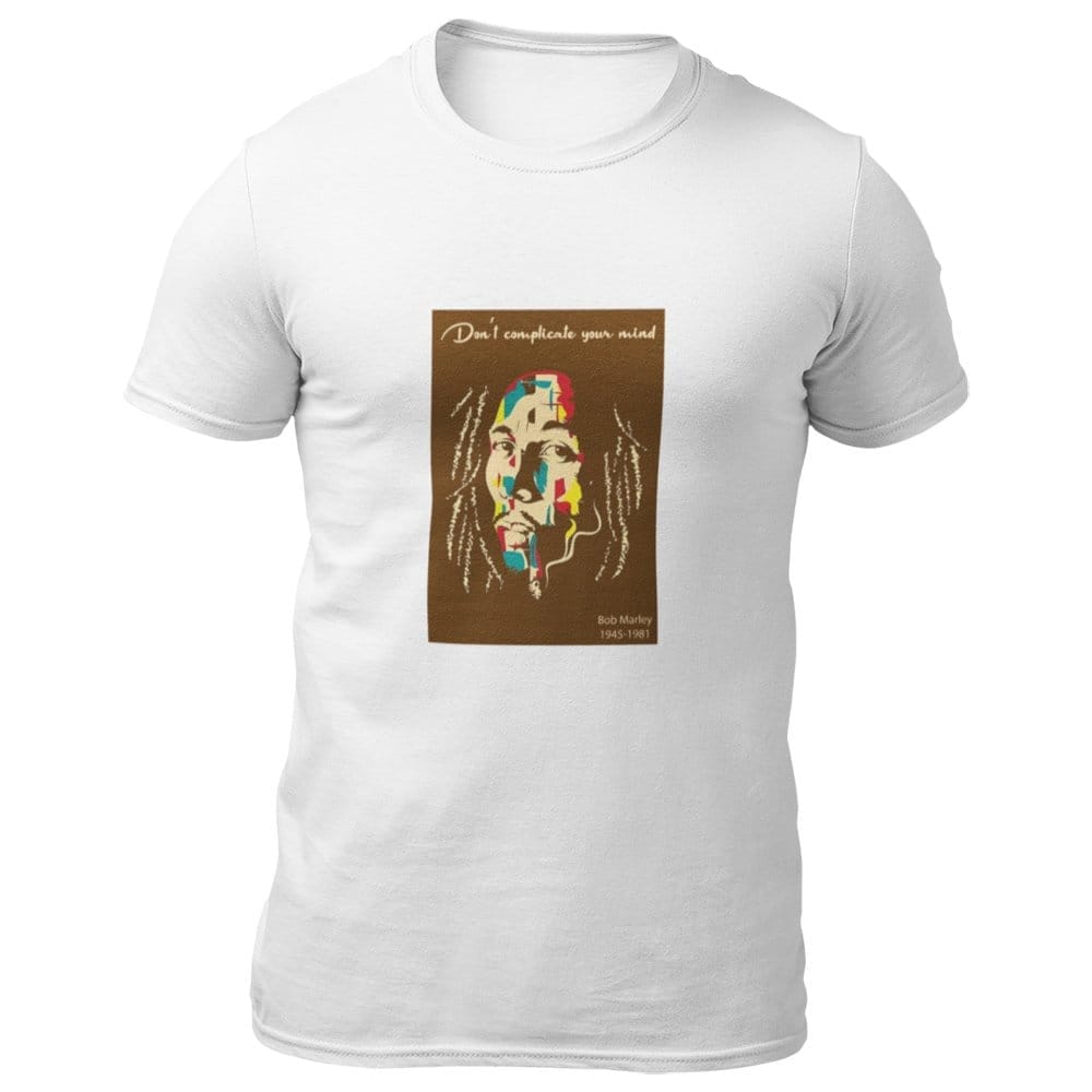 EqualLife Pure Cotton Bio-Washed T-Shirt Chest Printed-Tribute to Bob Marley-Rock Music Legends-9-by ZingerTees-Men-EL9120363-M