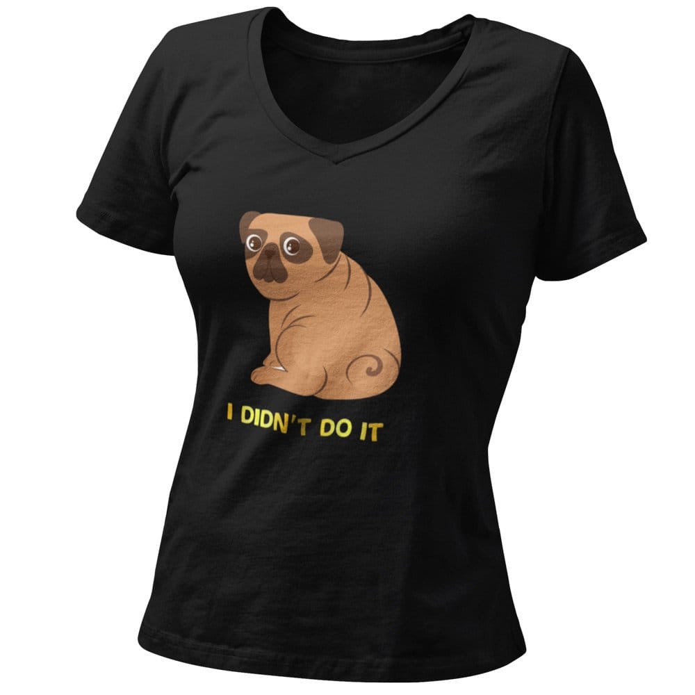 EqualLife Pure Cotton Bio-Washed T-Shirt Chest Printed-Funny Dog Life Series - 5 - I Didn't Do It Design-by ZingerTees-Men-EL9120135-M
