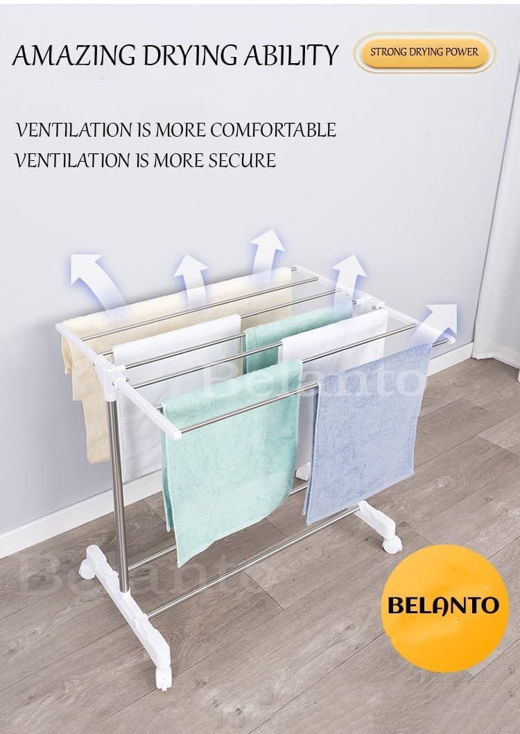 Amazing Drying Ability Strong Drying Power Ventilation is More Comfortable Ventilation is More Secure Clothes Airer Drying Rack