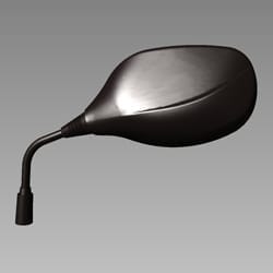 Side Rear View Mirror - Left - Black - Pleasure - 88120AALH01ZAS