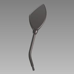 Side Rear View Mirror - Left - Black - Pleasure - 88120AAL000ZS