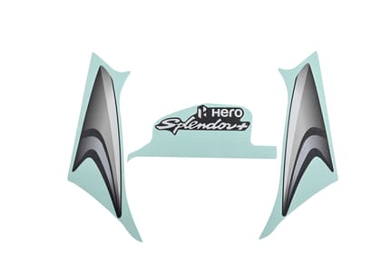 Hero Genuine Body Graphics – Premium Styling Decals for Splendor Plus & Splendor Plus XTEC - K83834AAEE300RS