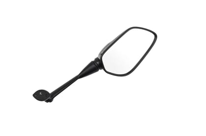 Hero Genuine Left Side Rear View Mirror (Metallic Black) – Clear Rear Visibility for Karizma - 88120AARH81ZAS