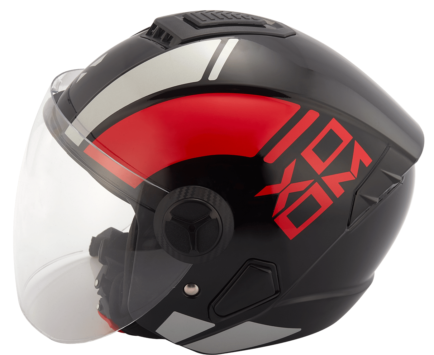Hero Genuine XOOM Series Helmet Ruby Matte | OEM Fit | High Impact ABS Shell | ISI Certified Protection | Aerodynamic Ventilation | Scratch Resistant Visor 