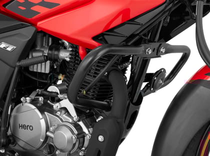 Hero Genuine Engine Guard Kit in Black for New Glamour | Engine Protection | Stylish Look | High Strength | Lightweight Design | Superior Material Quality