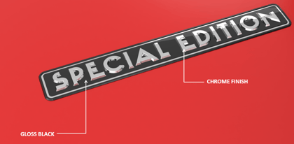 Hero Genuine Special Edition Emblem for Hero Bikes | Exclusive Design | Superior Product Quality | Easy Installation | Enhances Style Statement | Weather Safe Material
