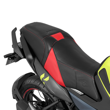 Seat Cover split type in Blazing Sports Red for Xtreme 160