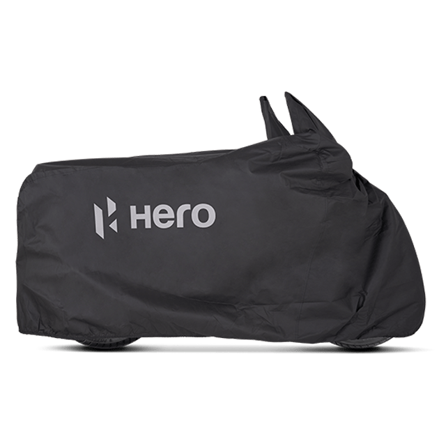 Hero Genuine Bike Body Cover for All Hero Commuter Bikes 100, 125, 160 CC | Lightweight & Durable | Heat-Resistant Material | UV Protection | Water Resistant | Universal Fit