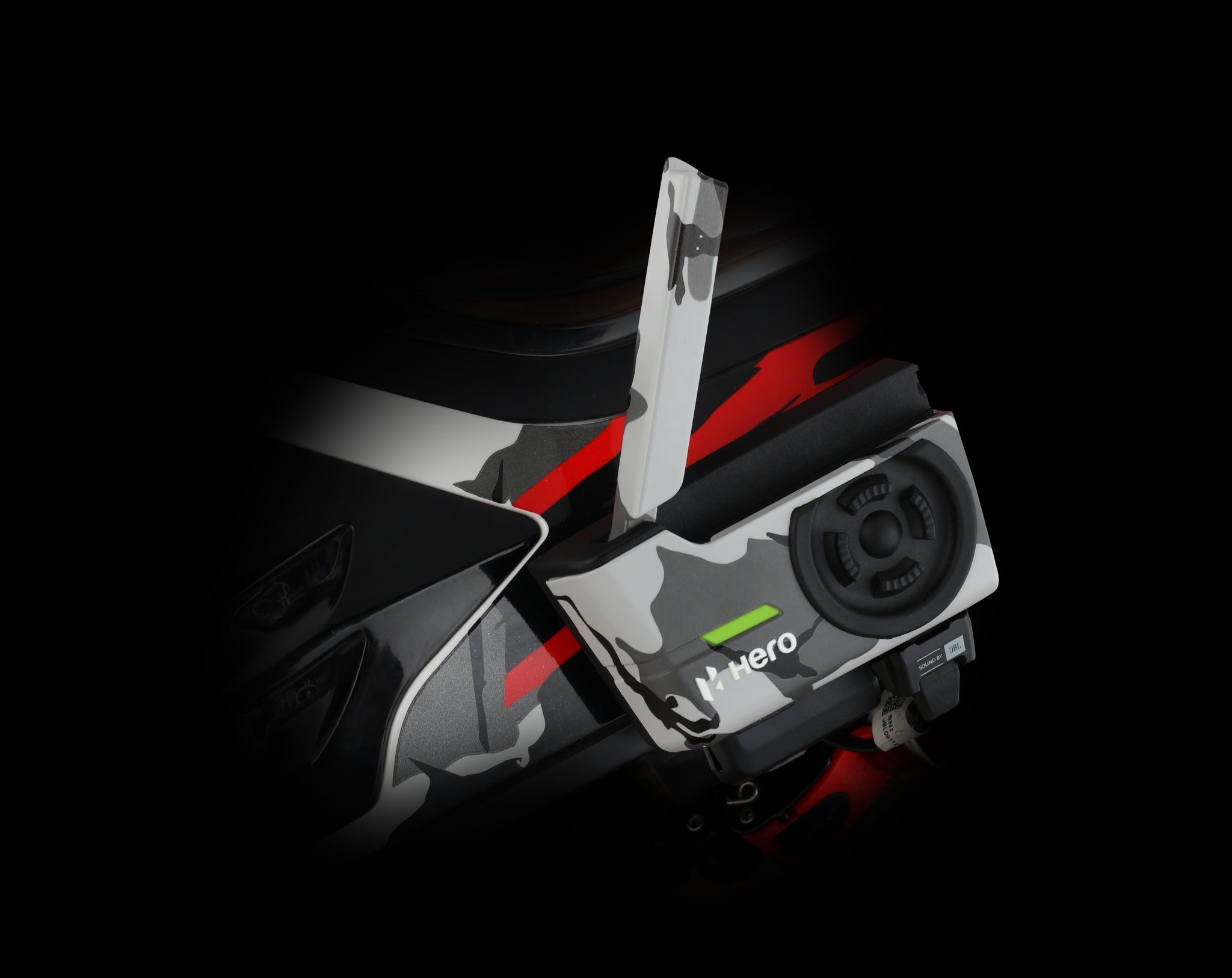 Smart Intercom H30 Helmet Device for Smart connectivity, calling , Intercom, group riding, vlogging and Group Riding