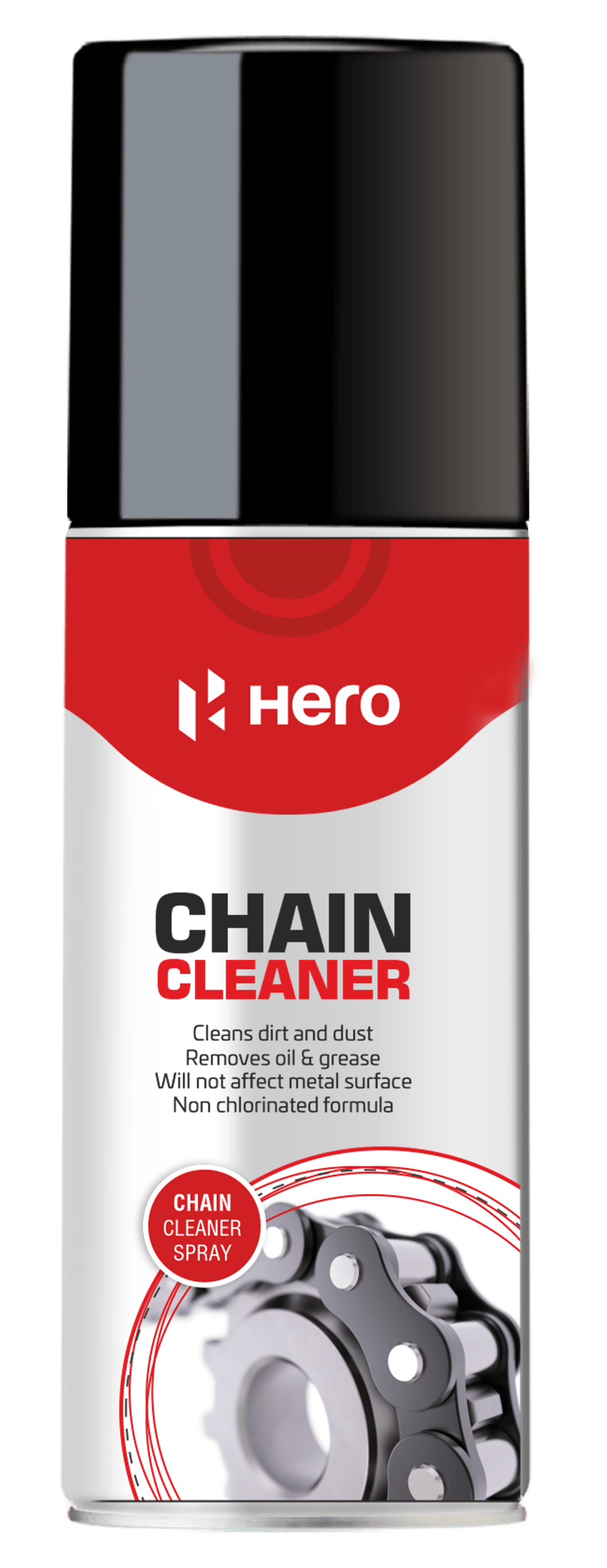 Hero Genuine Chain Cleaner Spray (100 ml) - Degreaser for Smooth, Long-Lasting Chain Performance - SPDCHC0001S