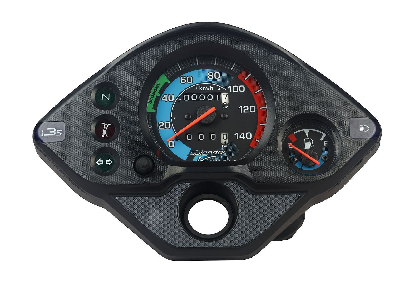 Hero Genuine Speedometer Assembly for Splendor iSmart | High Brightness Readout | OEM Fit | Reliable Performance | Easy Installation | Clear Indicator Display - 37100AAF041S