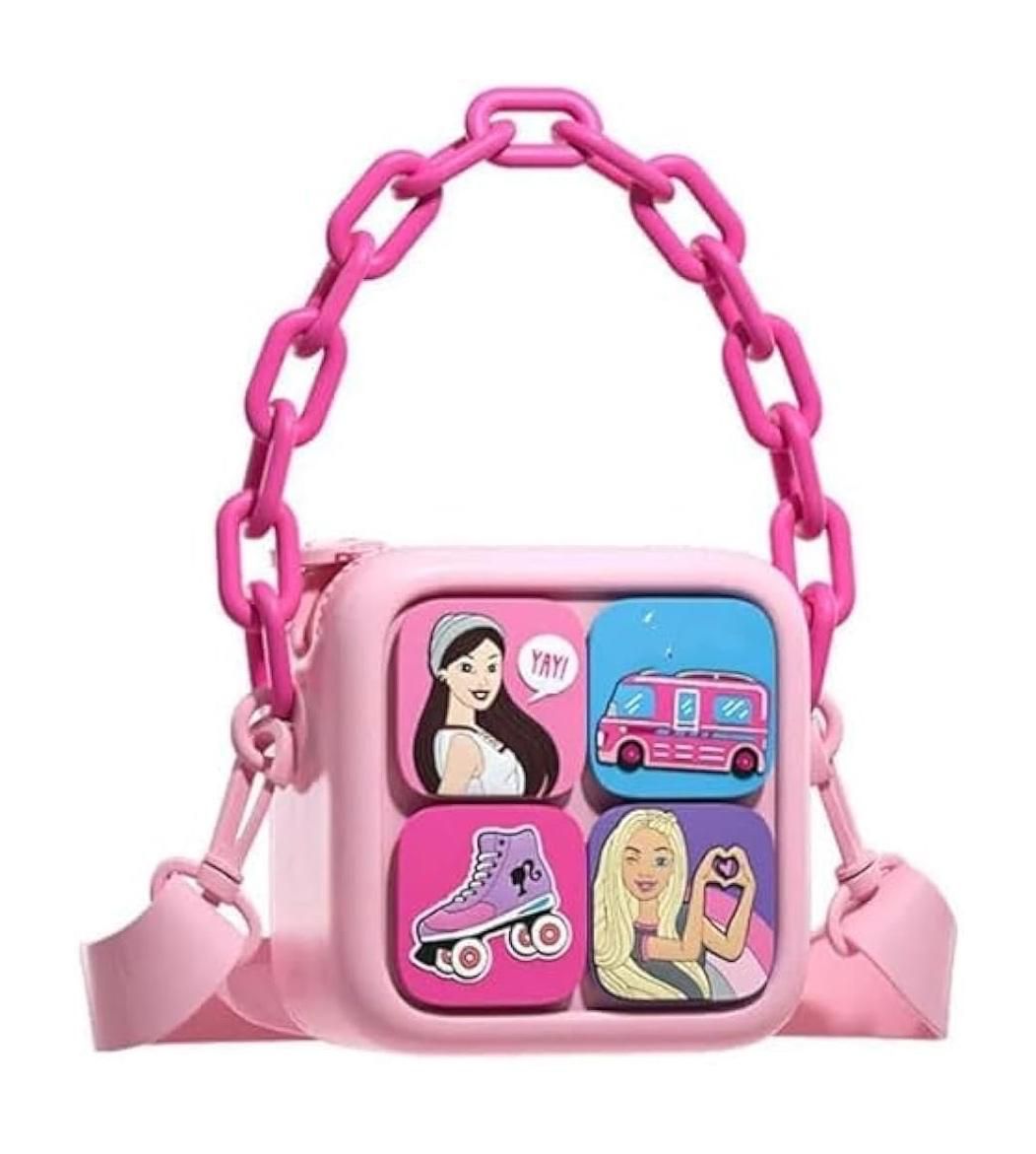 Barbie Design Shoulder Sling & Hand Bag For Girls