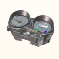 Hero Genuine Speedometer Assembly for HF Deluxe & HF Deluxe Eco | OEM Fit | Clear Instrument Display | Accurate Speed Indication | Integrated Meter Functions | Reliable Riding Information - 37100AAH10099S