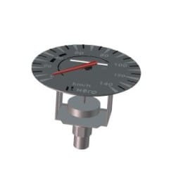 Hero Genuine Speedometer for HF Deluxe | Accurate Readings | Durable Construction | OEM Fit | Reliable Performance | Easy Installation - 37210AAH101S