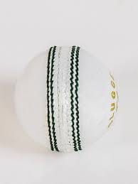 RS Test Cricket Leather Ball, White, Pack of 2 RS Test Cricket Leather Ball, White, Pack of 2