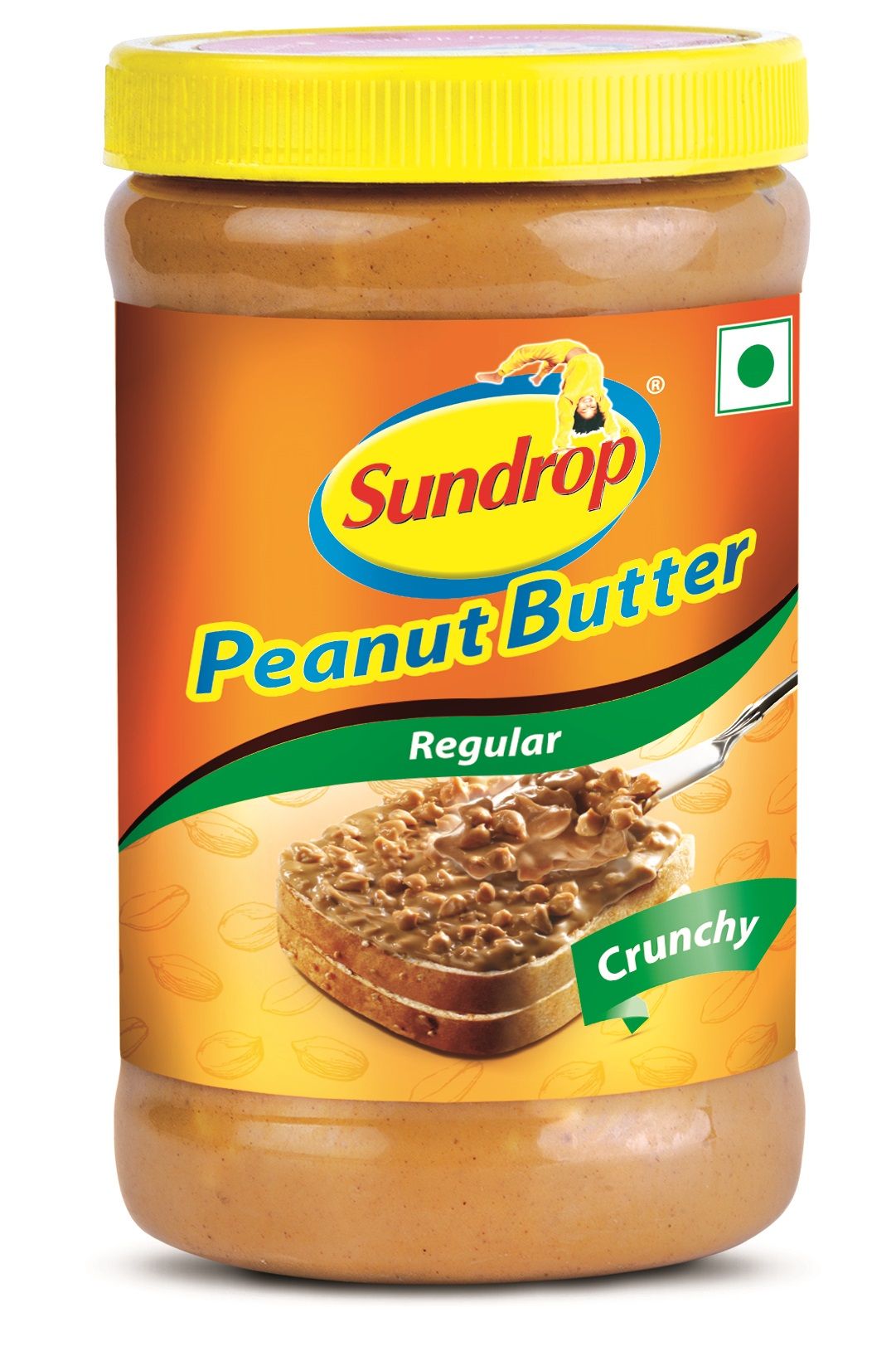 Sundrop Brand Peanut Butter Crunchy 462 Gms Pet Jar