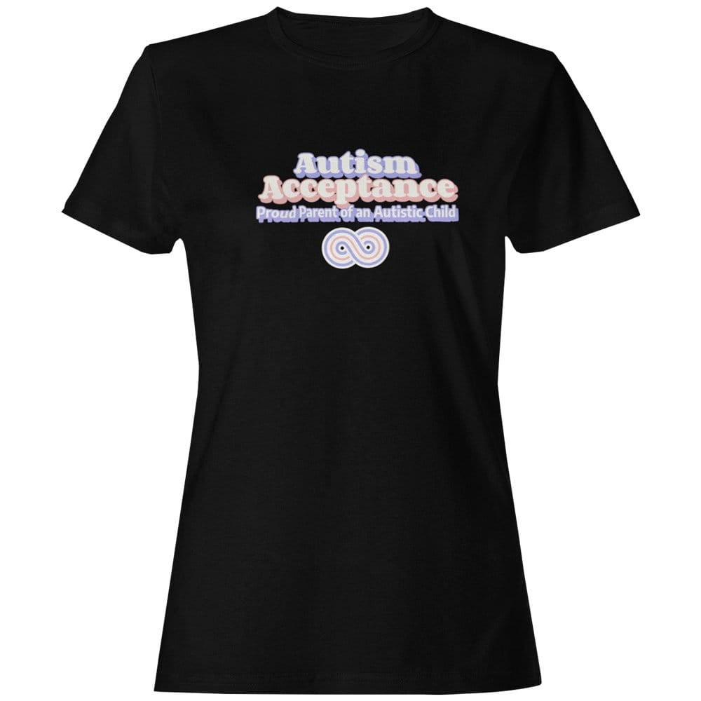 EqualLife Pure Cotton Bio-Washed T-Shirt Chest Printed-Autism Acceptance Series - Autism Acceptance Design-by ZingerTees-Women-EL9120242-F