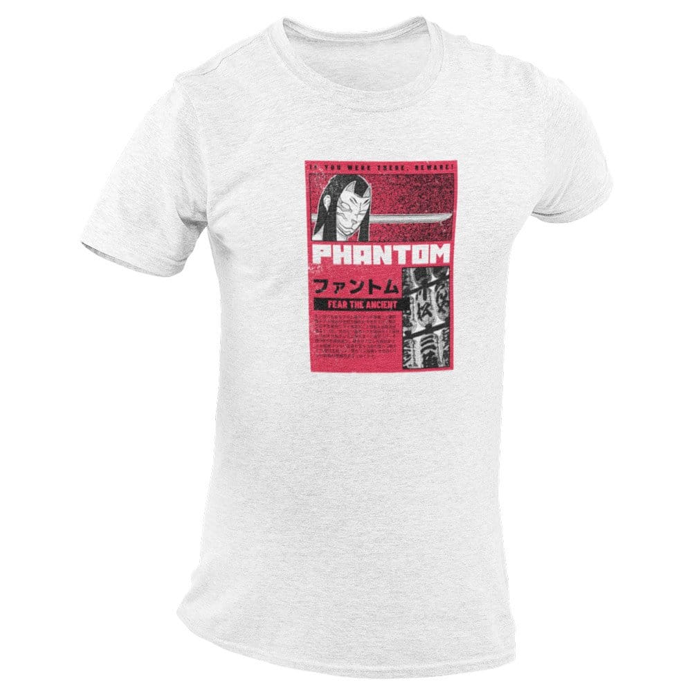 EqualLife Pure Cotton Bio-Washed T-Shirt Chest Printed-Japanese Anime Art Series - 5 - Phantom Fear the Ancient Design-by ZingerTees-Men-EL9120219-M