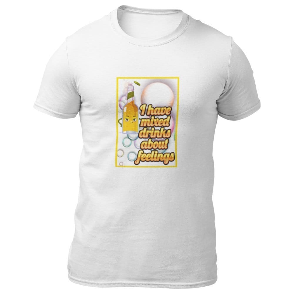 EqualLife Pure Cotton Bio-Washed T-Shirt Chest Printed-Funny Slogan-Beer Fun Design-2-by ZingerTees-Men-EL9120387-M