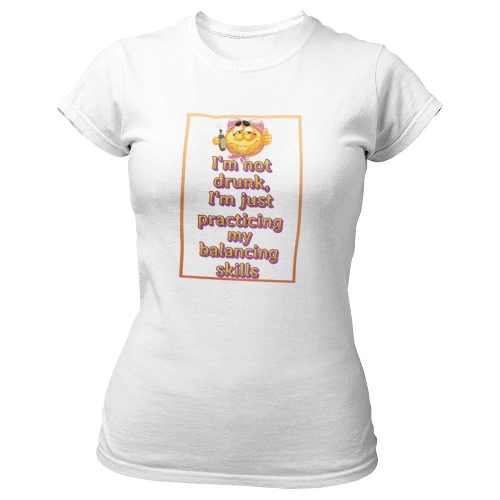 EqualLife Pure Cotton Bio-Washed T-Shirt Chest Printed-Funny Slogan-Beer Fun Design-5-by ZingerTees-Women-EL9120390-F