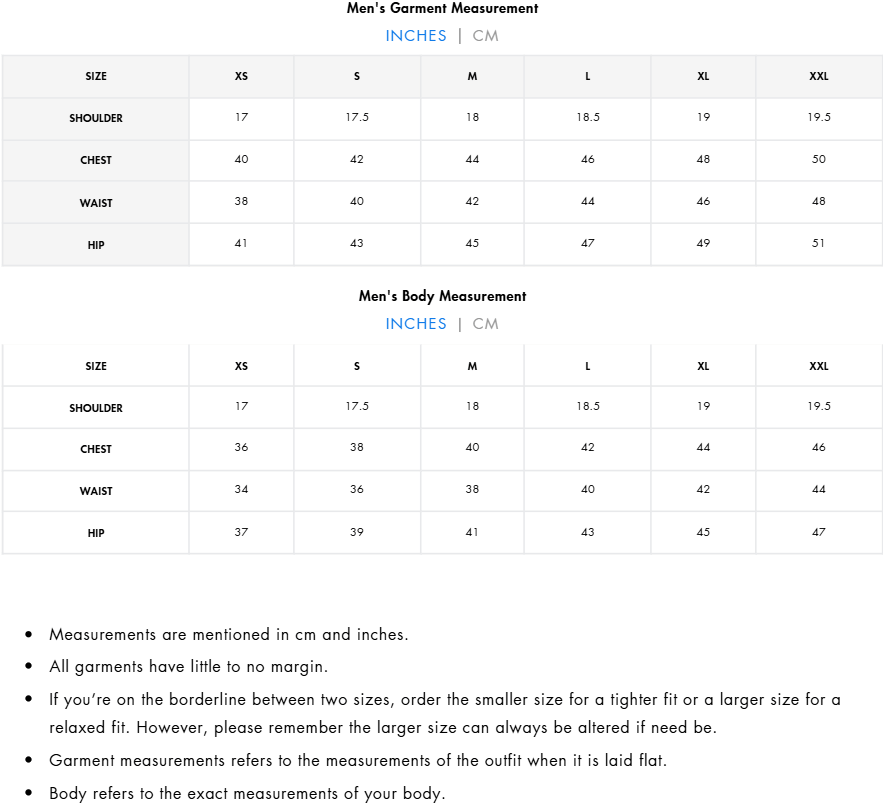 Size Guide Size Guide
