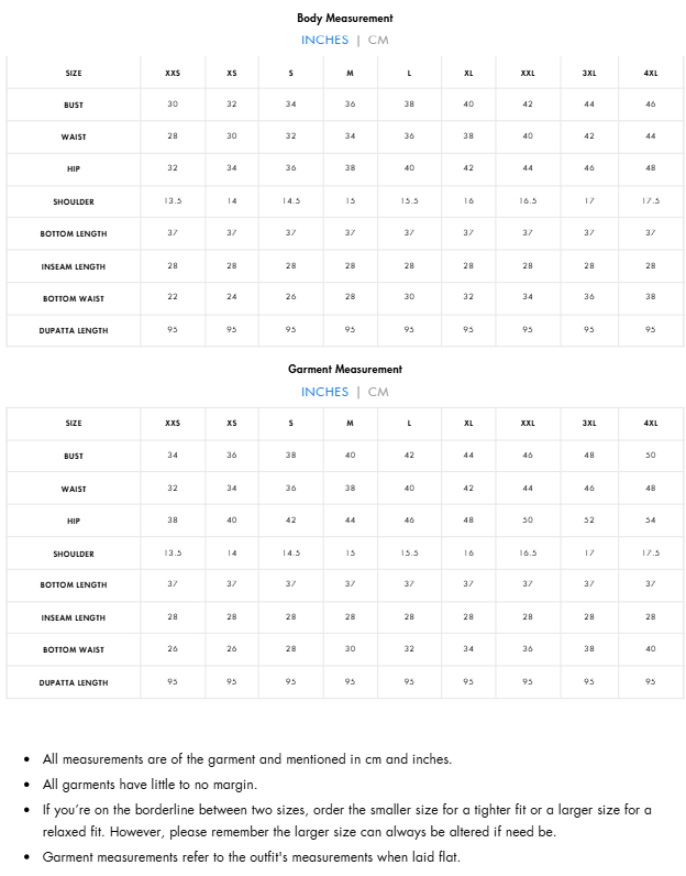 Size Guide Size Guide