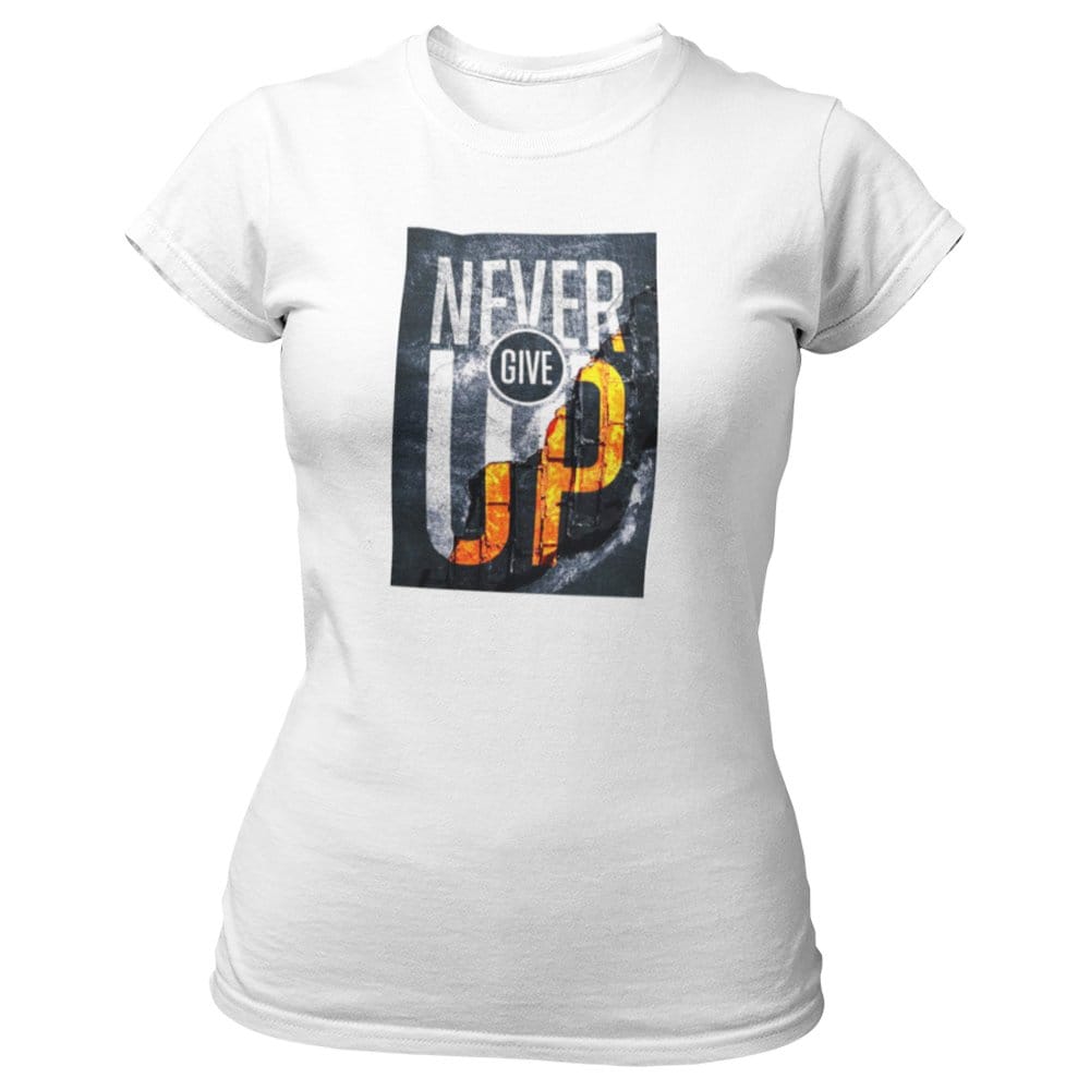 EqualLife Pure Cotton Bio-Washed T-Shirt Chest Printed-Inspirational Slogan-Design-3-by ZingerTees-Women-EL9120393-F