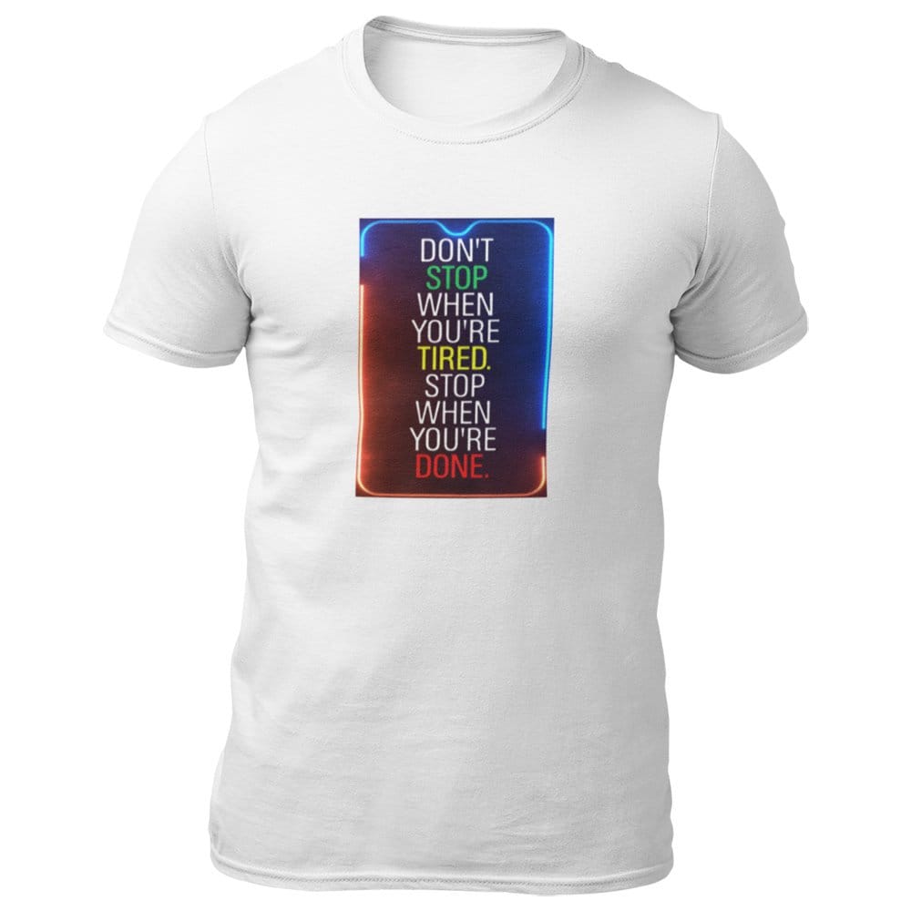 EqualLife Pure Cotton Bio-Washed T-Shirt Chest Printed-Inspirational Slogan-Design-4-by ZingerTees-Men-EL9120394-M